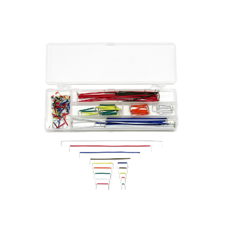 140pcs Jumper Wire Kit U Shape Breadboard Cable Wire Kit